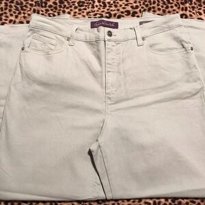 Light Green/ Pistachio Color Wide Leg Jeans